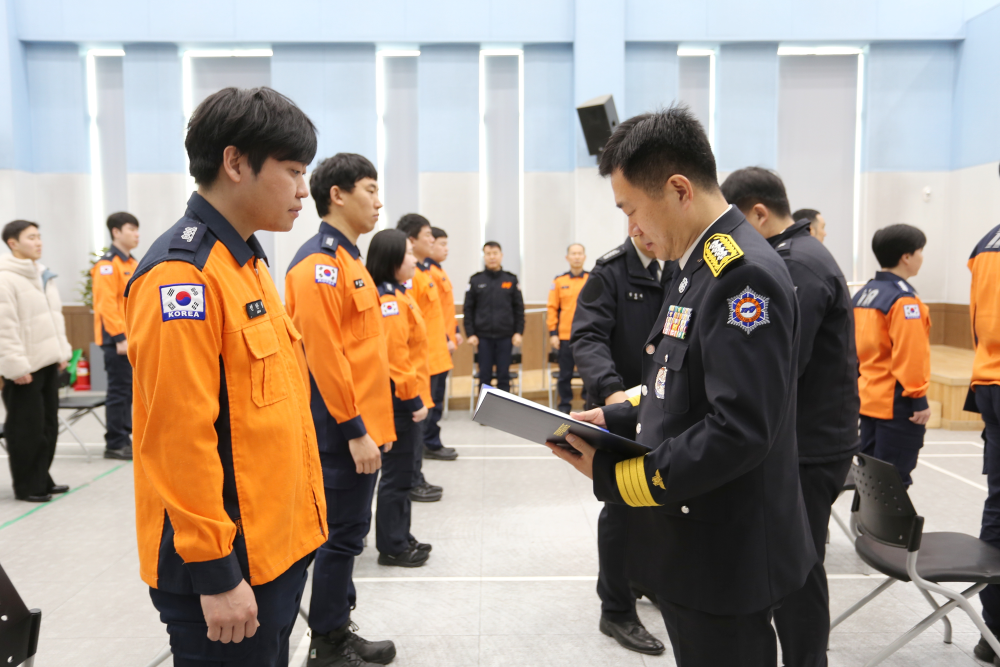 강릉소방서, 세이버(하트, 트라우마) 인증서 수여식 실시2.JPG