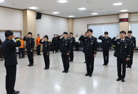 신규 소방공무원 임용장 수여식 개최