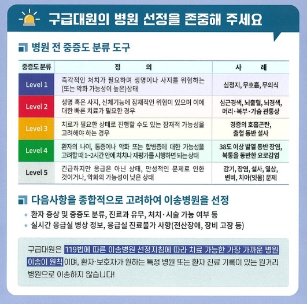 인제소방서, 구급대원 병원 전 응급환자 이송체계 홍보