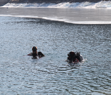 태백소방서 119구조대, 해빙기 안전사고 대비 특별 수난구조훈련