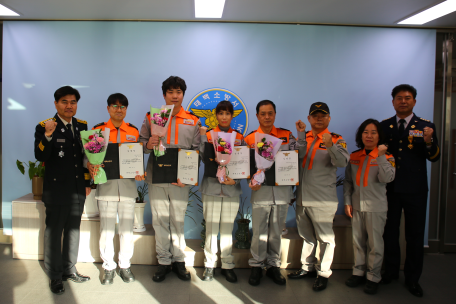 2026년 신규 의용소방대원 임명장 수여